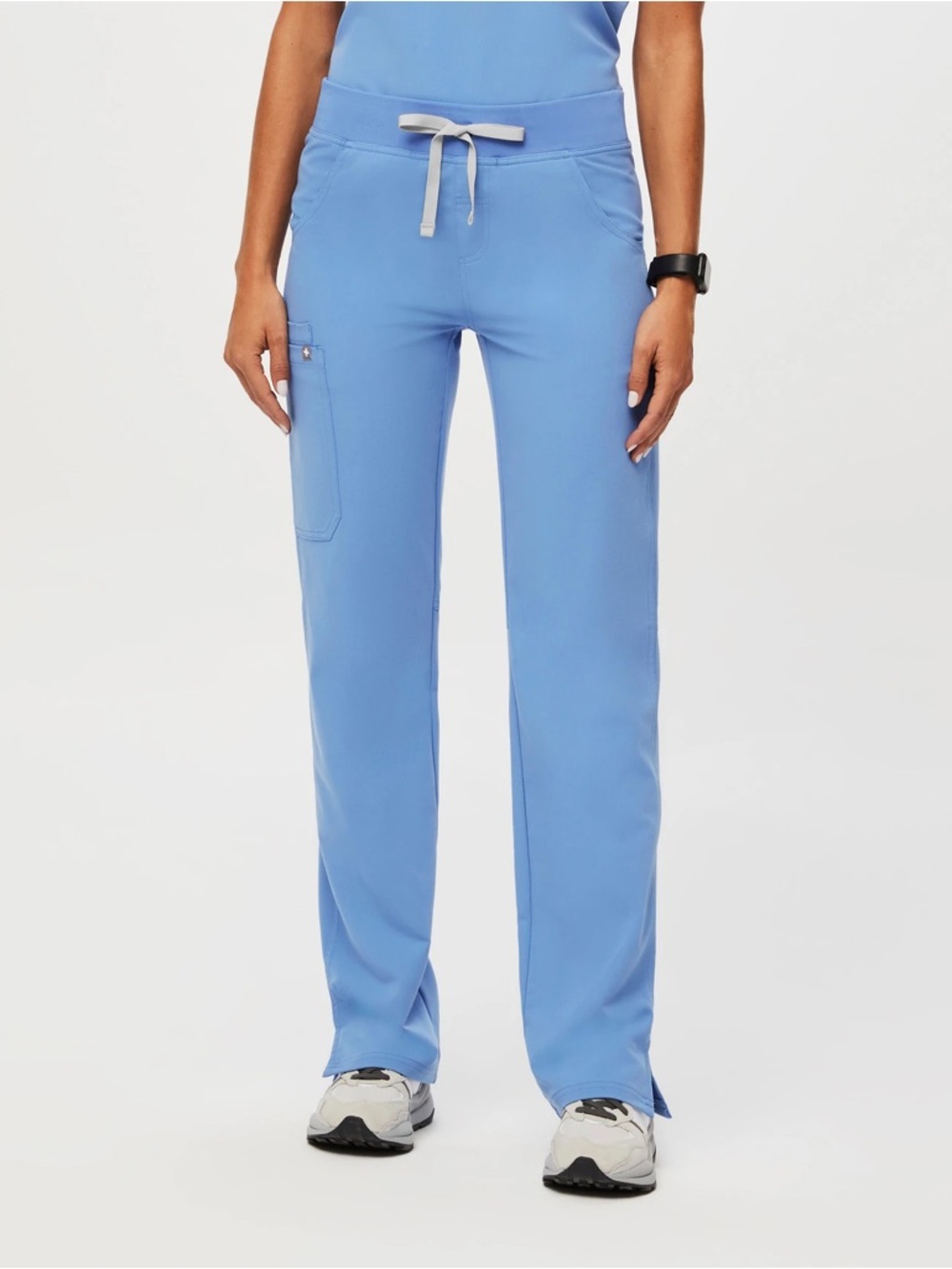 Figs Kade Cargo Scrub Pants Ceil Blue Large